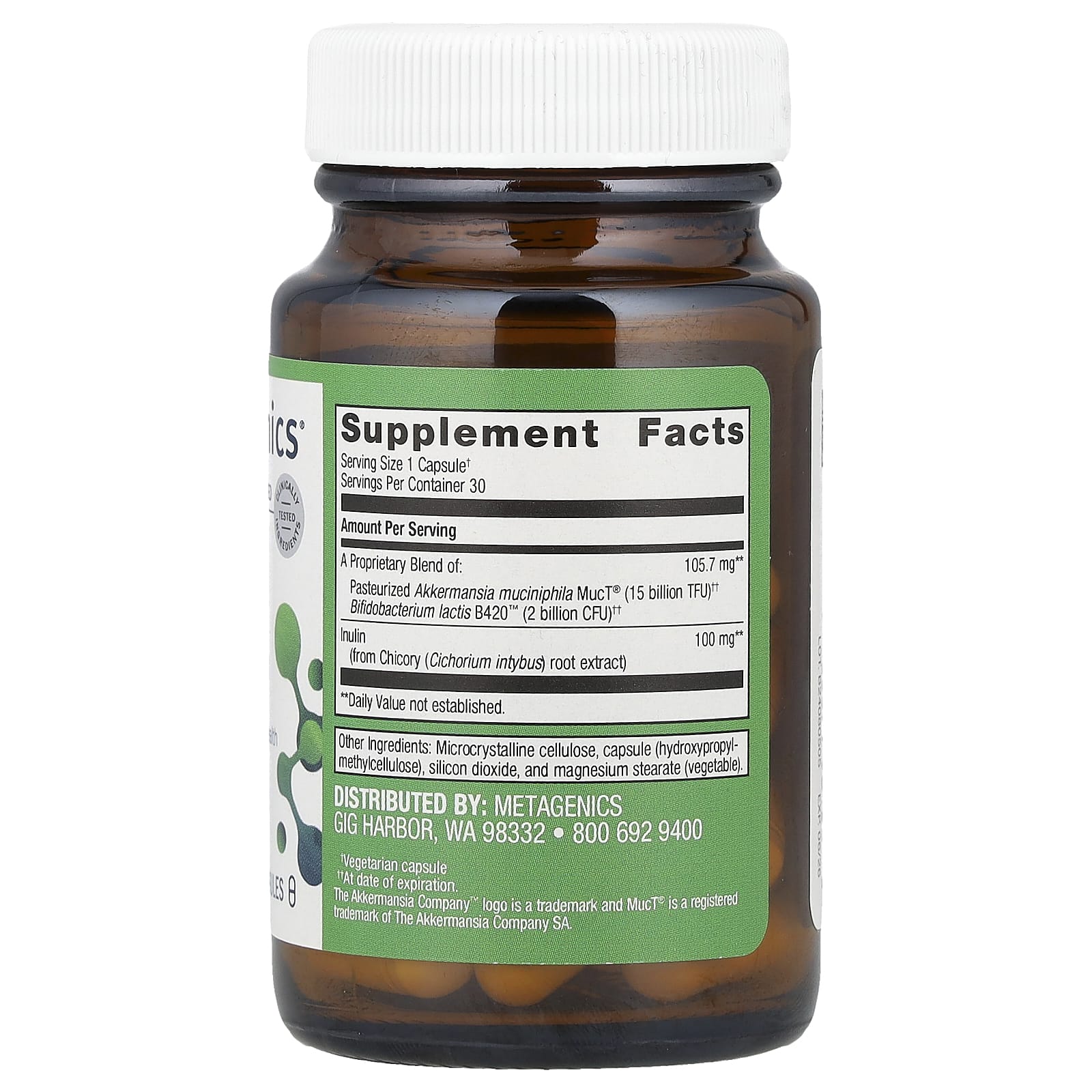 Metagenics, UltraFlora® Triplebiotic, 30 капсул