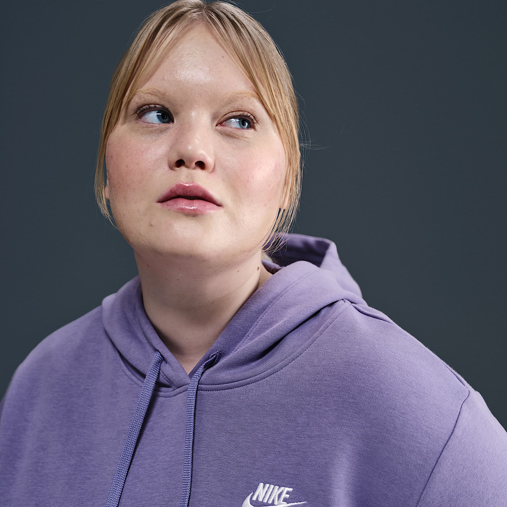 Nike Sportswear Club Fleece Women's Pullover Hoodie (Plus Size)