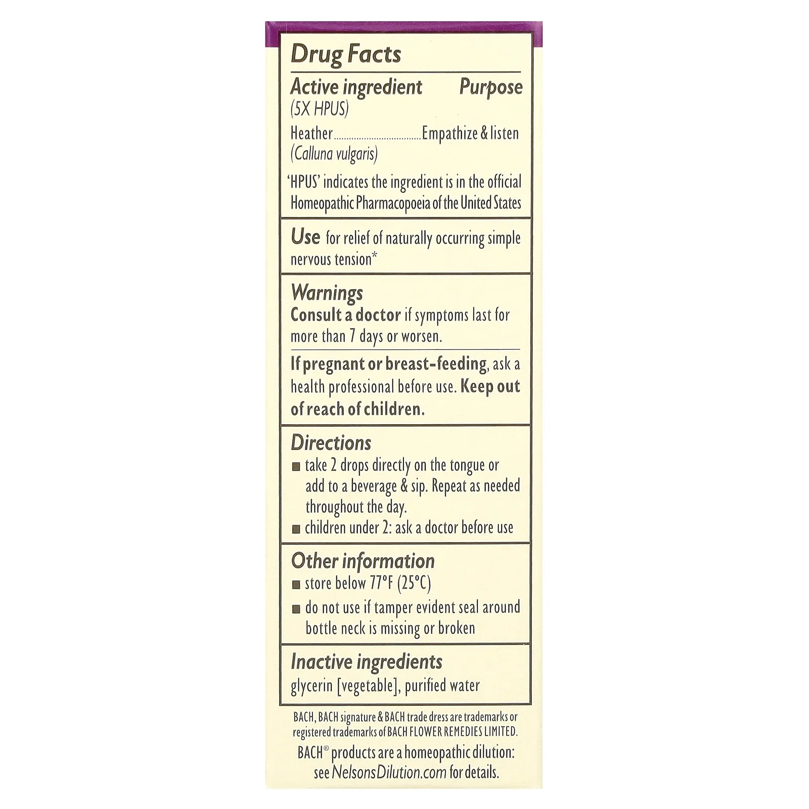 Bach, Original Flower Remedies, ароматизированный цветник, 10 мл (0,35 жидк. унции)