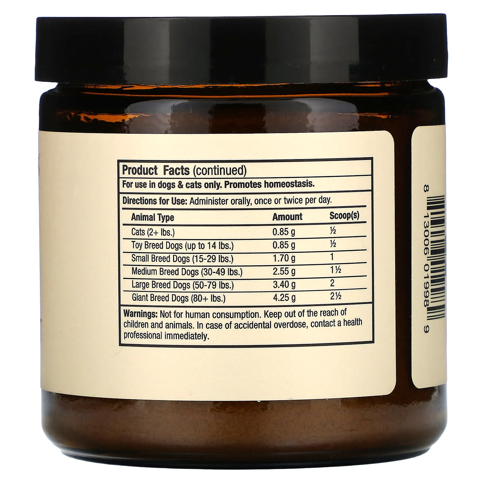 Dr. Mercola, Bark & Whiskers, поддержка иммунитета, для собак и кошек, 102 г (3,5 унции)