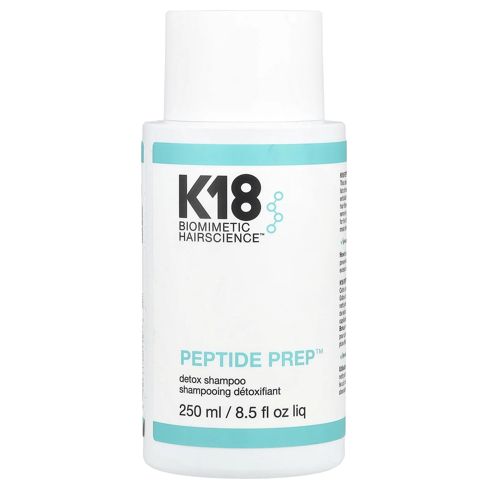 K18, Peptide Prep ™, детокс-шампунь, 250 мл (8,5 жидк. унц.)
