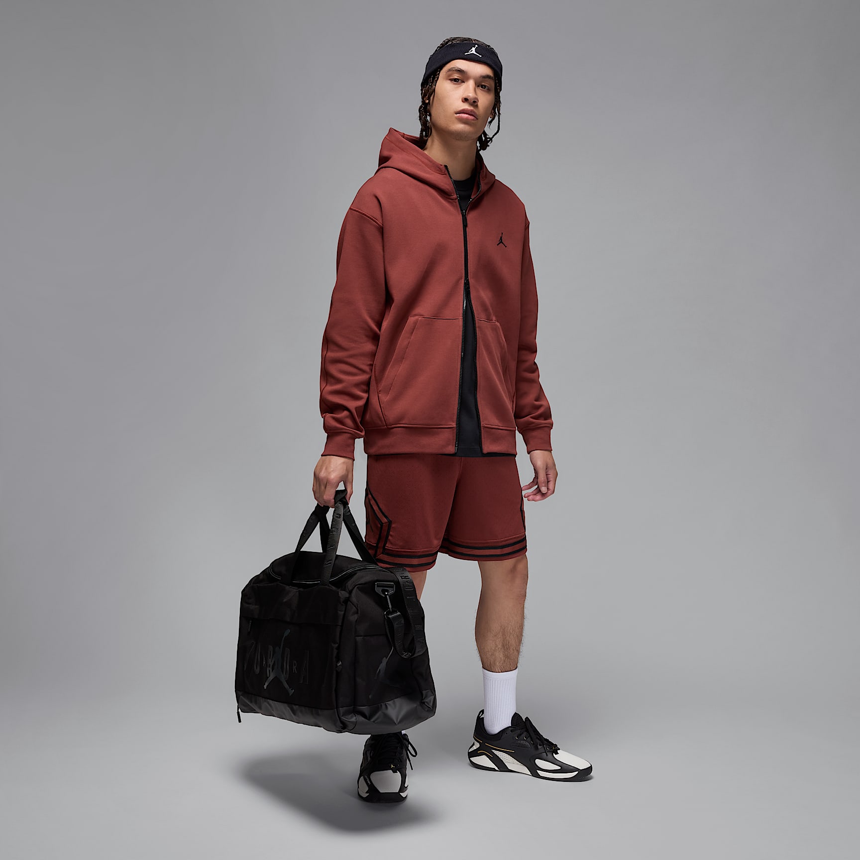 Jordan Sport Hoop Fleece Men's Dri-FIT Full-Zip Hoodie
