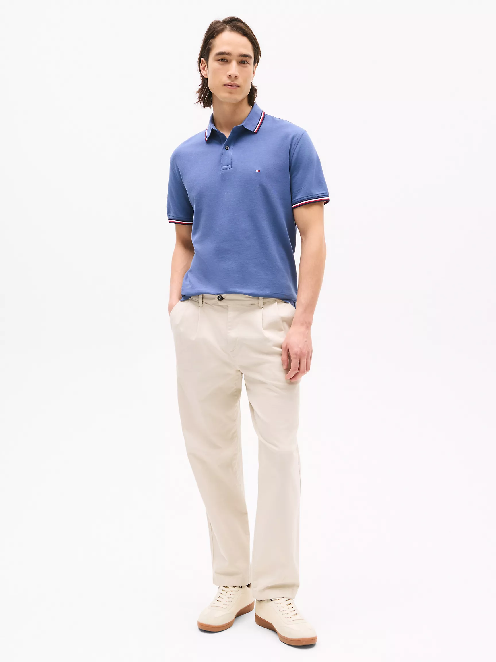 Мужское поло Tommy Hilfiger, Влагоотводящее поло Tommy стандартного кроя