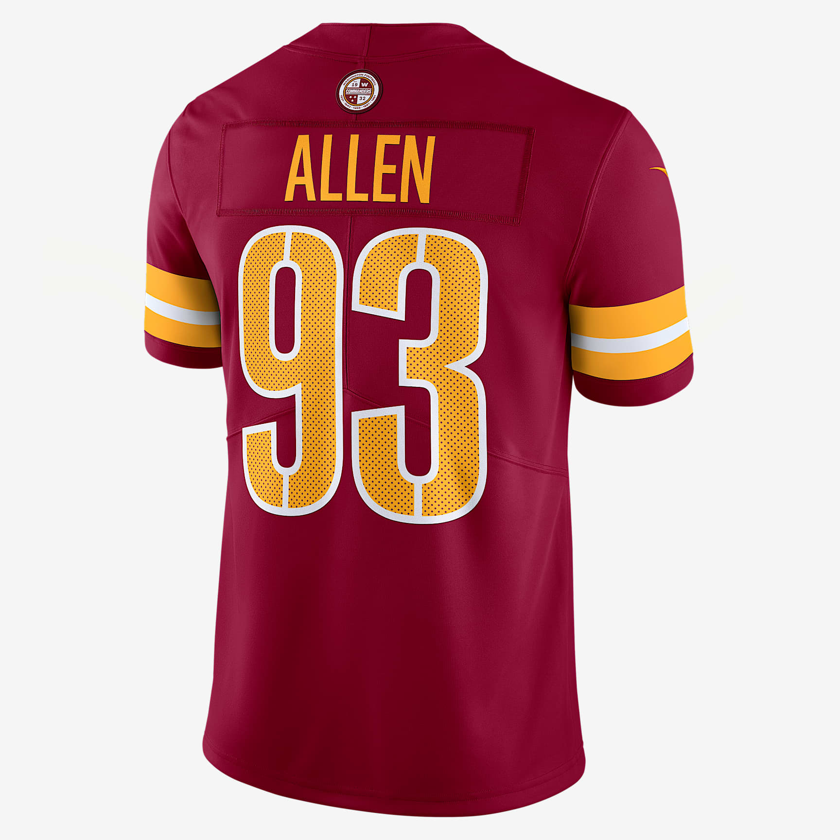 Jonathan Allen Washington Commanders Men's Nike NFL Limited Jersey