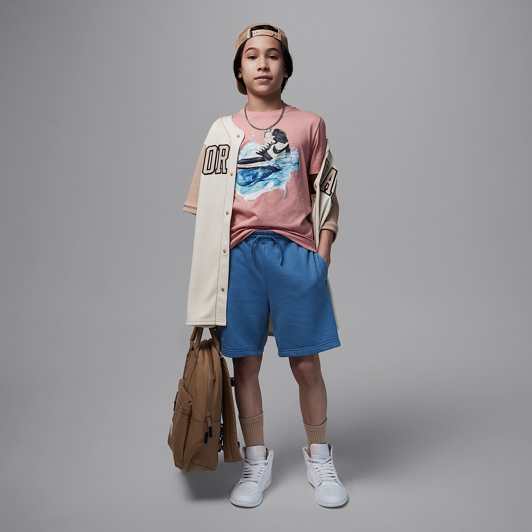 Jordan Big Kids' AJ1 Wave T-Shirt