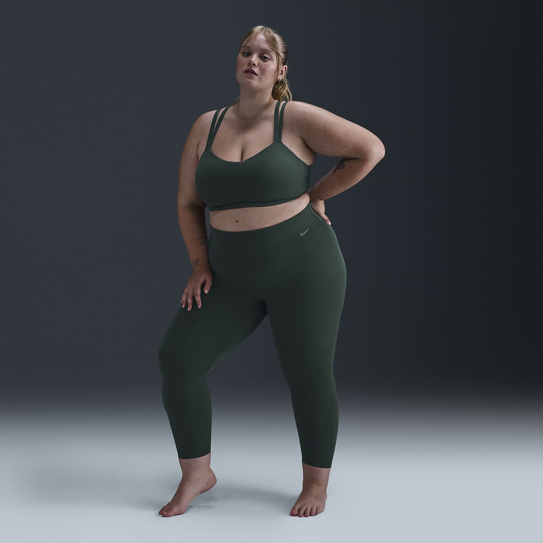 Nike Zenvy Strappy Women's Light-Support Padded Sports Bra (Plus Size)