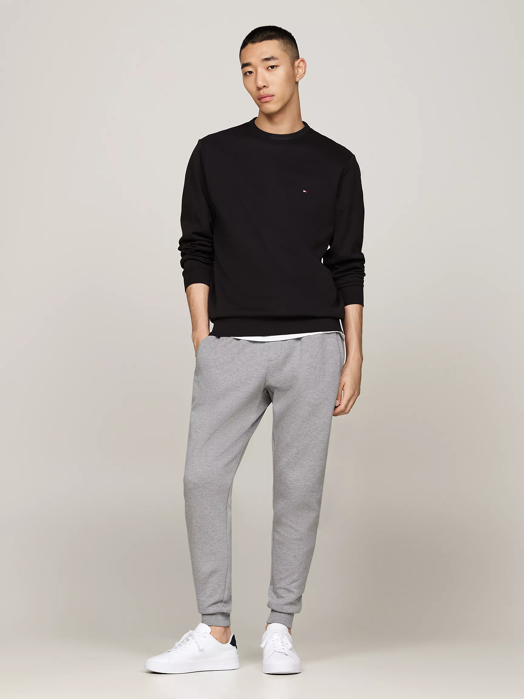 Мужская толстовка Tommy Hilfiger, Свитшот из трикотажа scuba с круглым вырезом