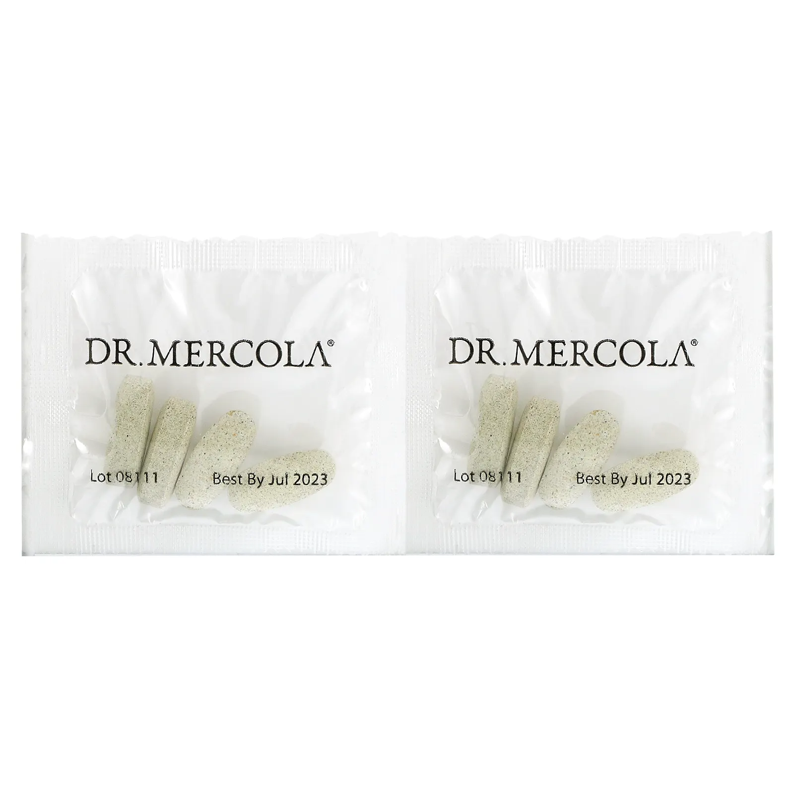 Dr. Mercola, Цельнопищевые мультивитамины в пакетиках для ежедневного приема утром и вечером, 30 двойных пакетиков
