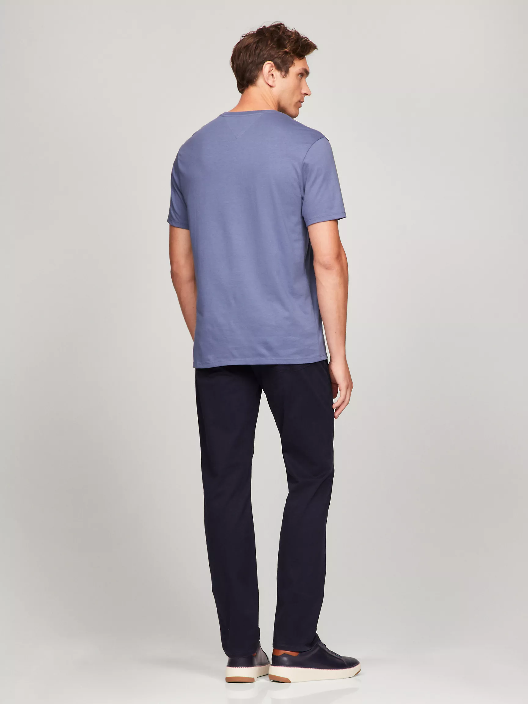 Мужская футболка Tommy Hilfiger, Футболка с вышитым логотипом Hilfiger