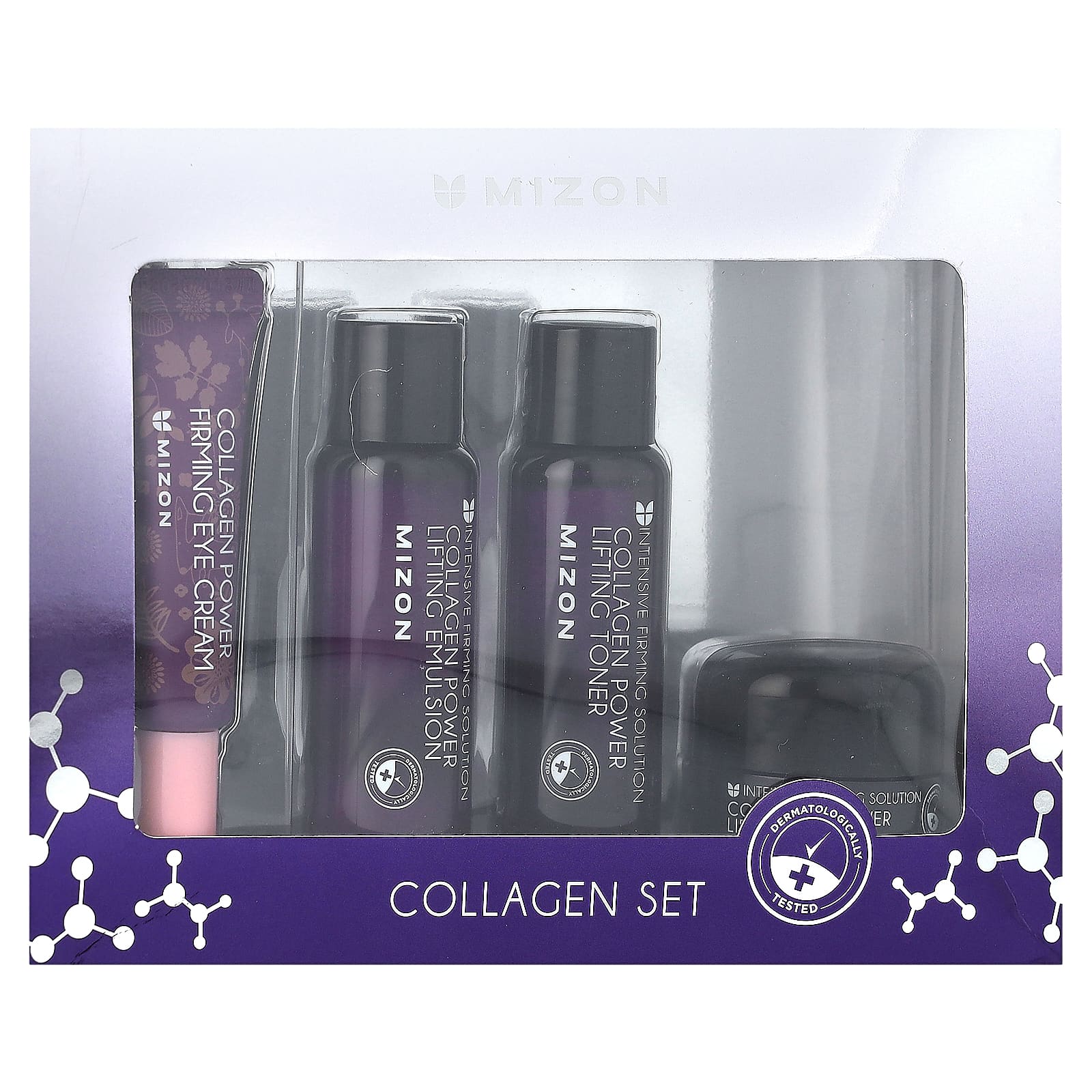 Mizon, Collagen, мини-набор из 4 предметов