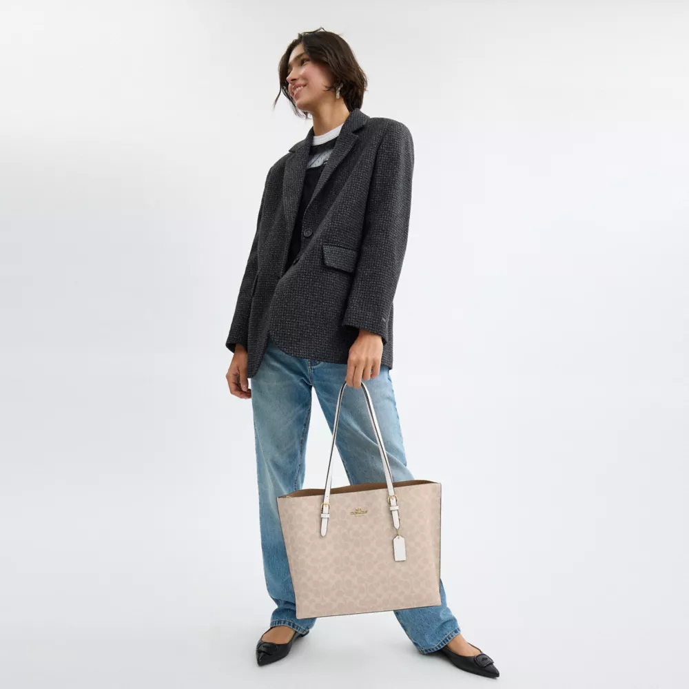 Сумка COACH Mollie Tote Bag In Signature Canvas