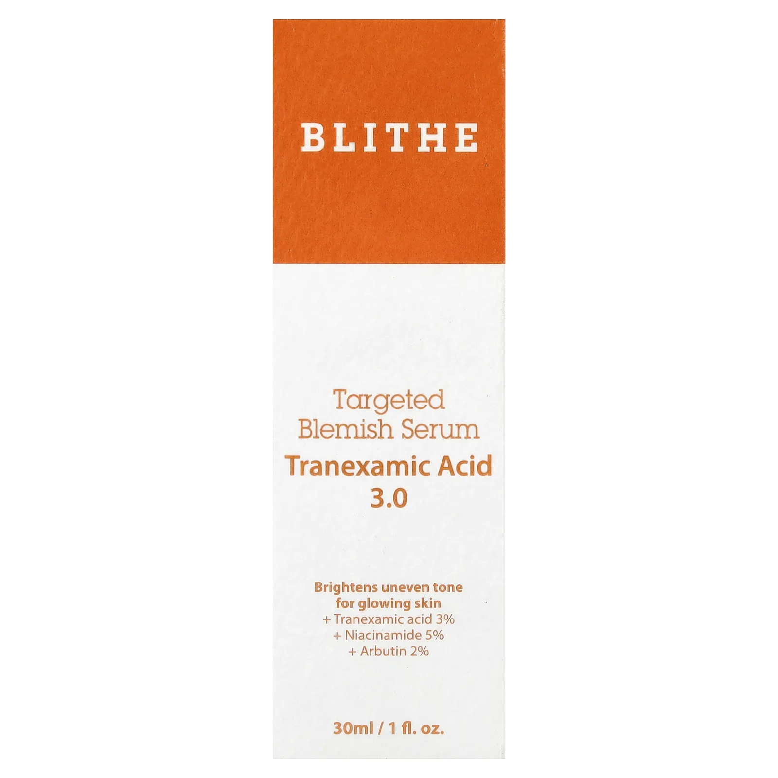 Blithe, сыворотка для проблемной кожи, транексамовая кислота 3.0, 30 мл (1 жидк. унция)