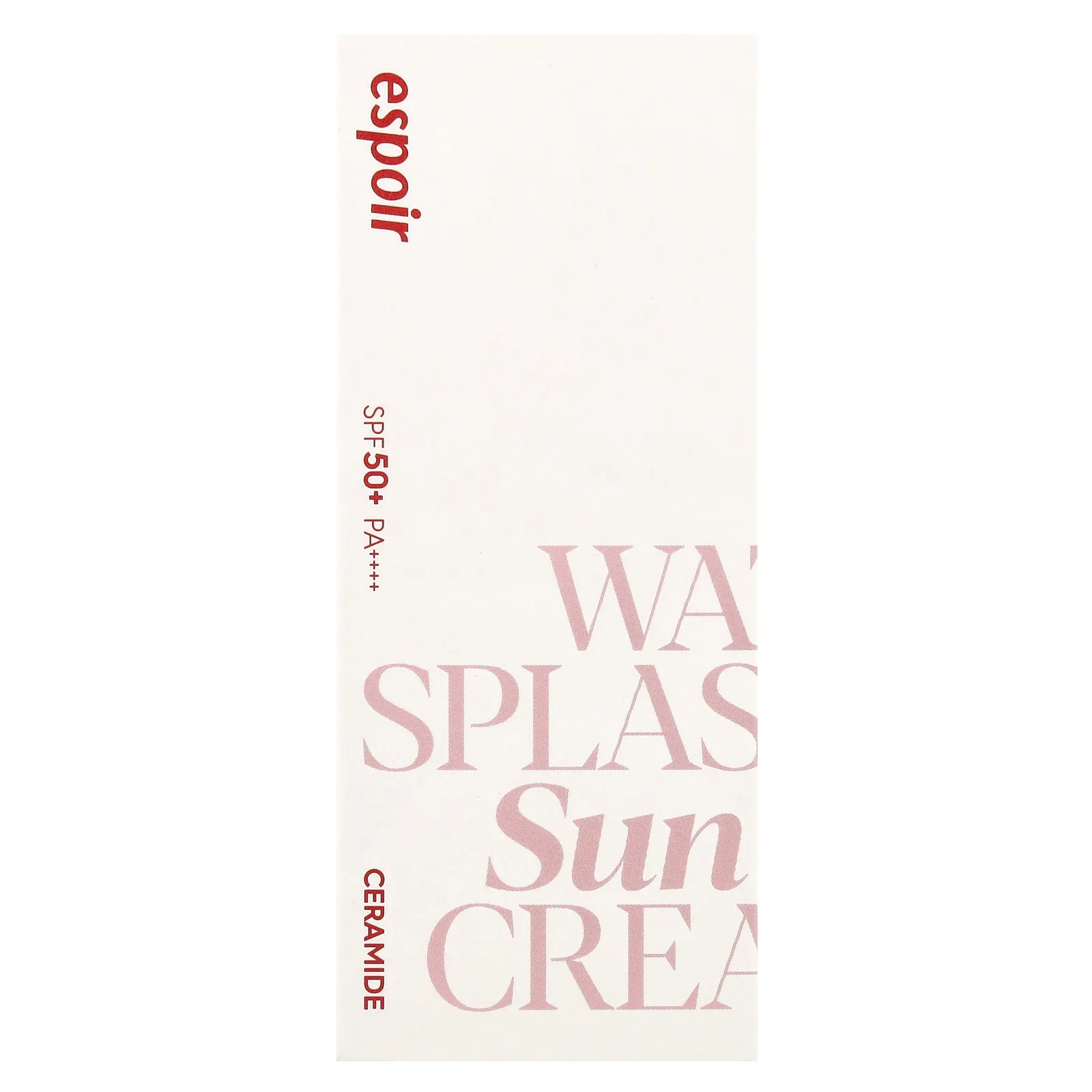 Espoir, Water Splash Sun Cream Ceramide, SPF 50+ PA ++++, 60 мл