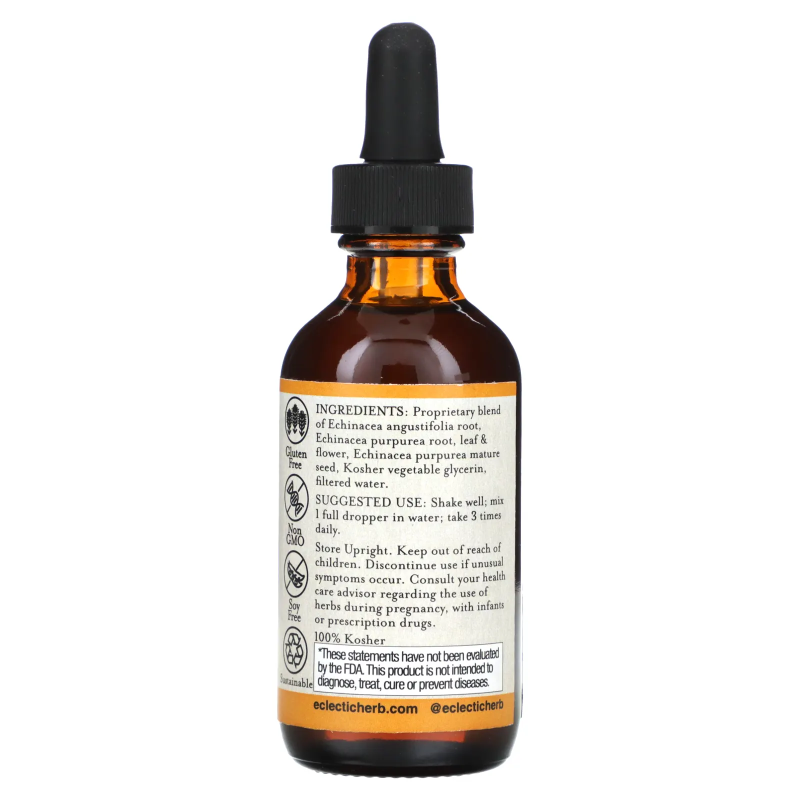 Eclectic Herb, Echinacea Premium Blend, 2 fl oz ( 60 ml)