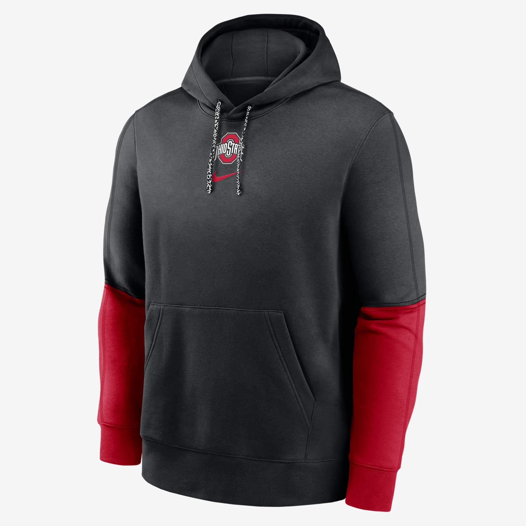 Ohio State Buckeyes Sideline Team Issue Club Men's Nike College Pullover Hoodie