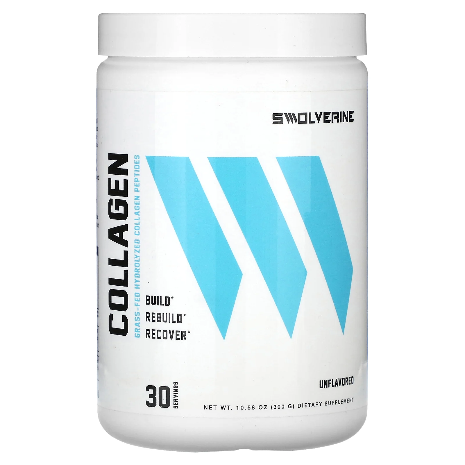 Swolverine, коллаген, без добавок, 300 г (10,58 унции)