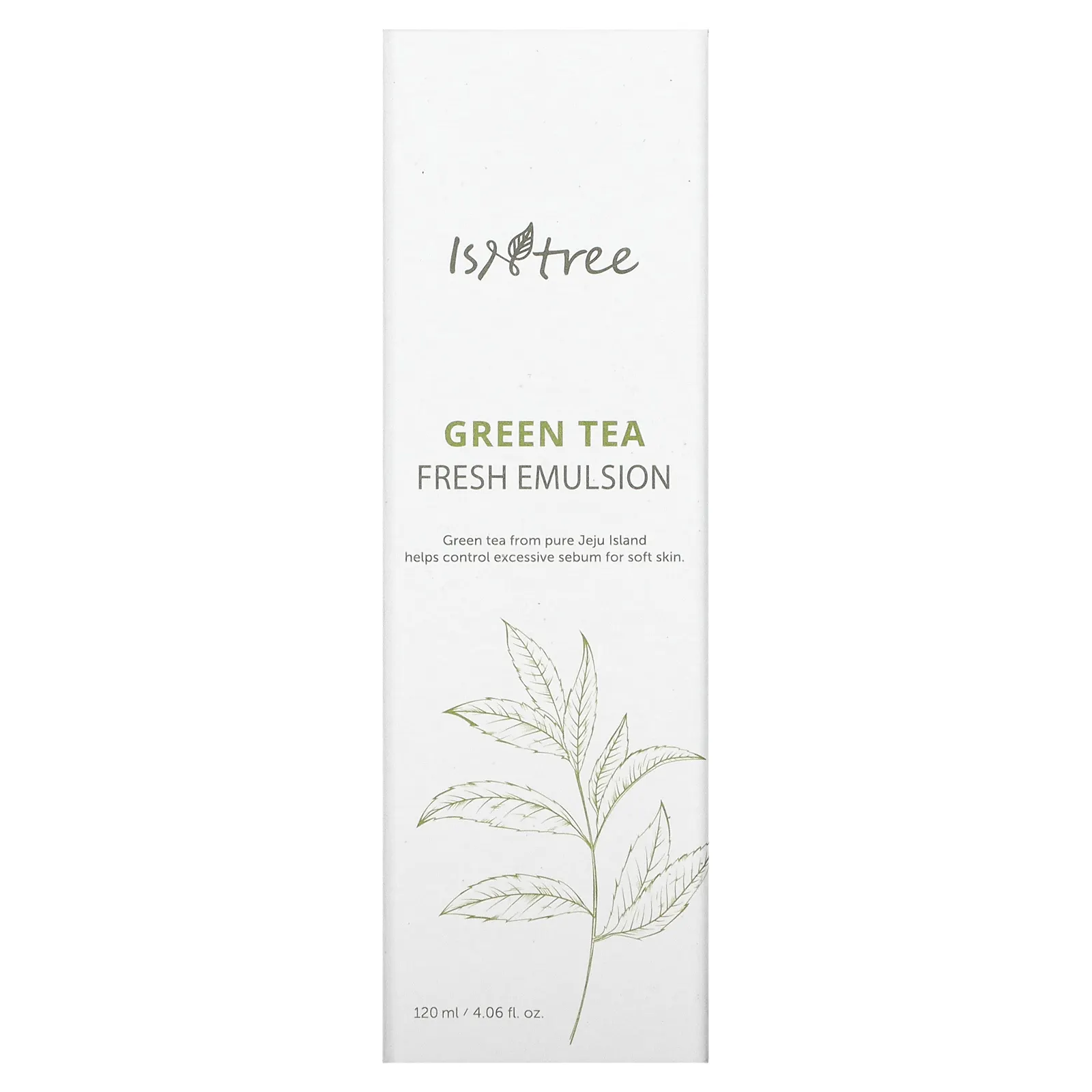 ISNtree, Green Tea Fresh Emulsion, эмульсия, 120 мл (4,06 жидк. унции)