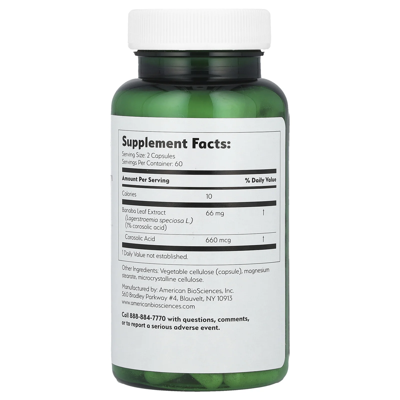 American Biosciences, SUGARSolve 24/7®, 120 Capsules