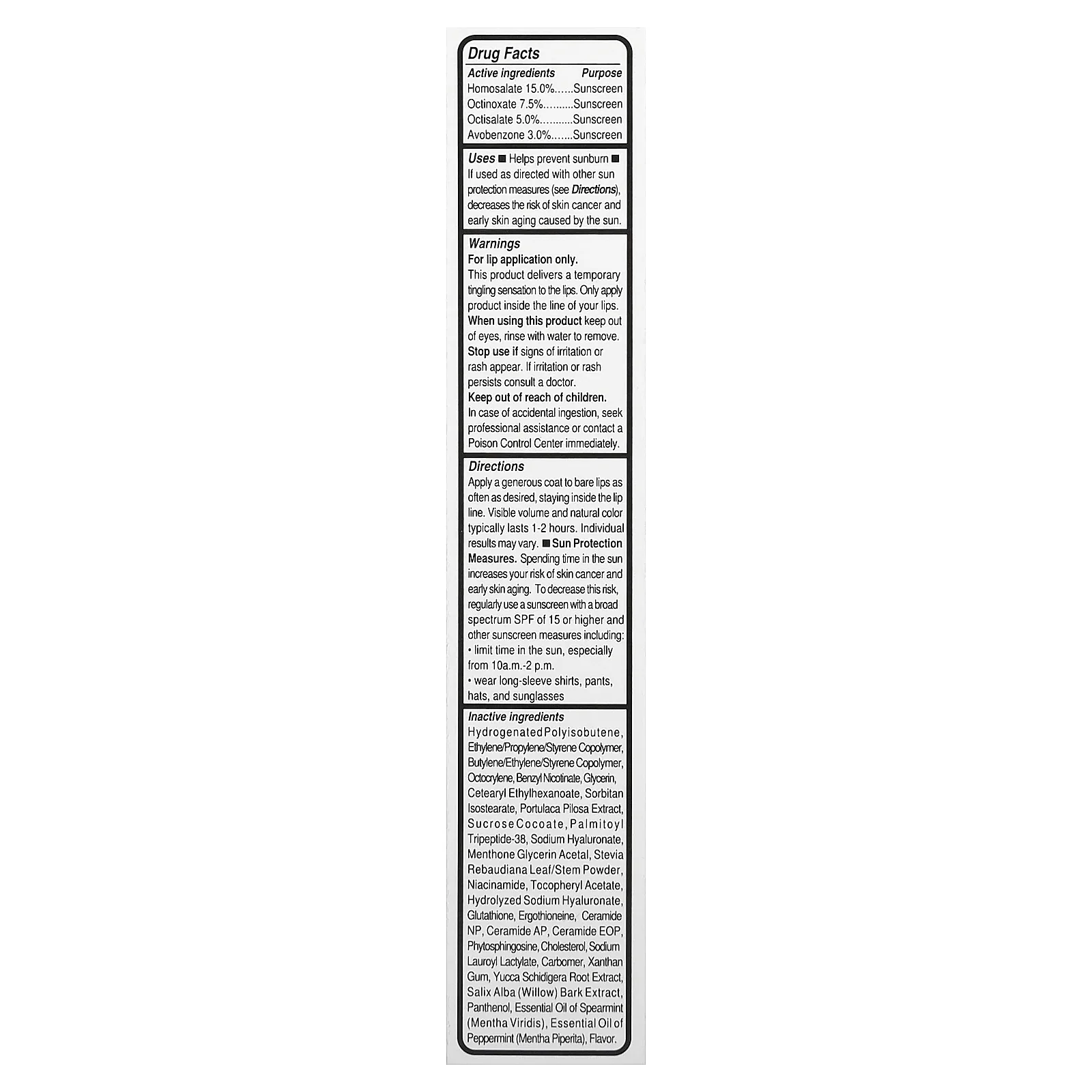 ClarityRx, Pucker Power, средство для увеличения объема губ, 3 в 1, SPF 30, 4 мл (0,14 жидк. унции)
