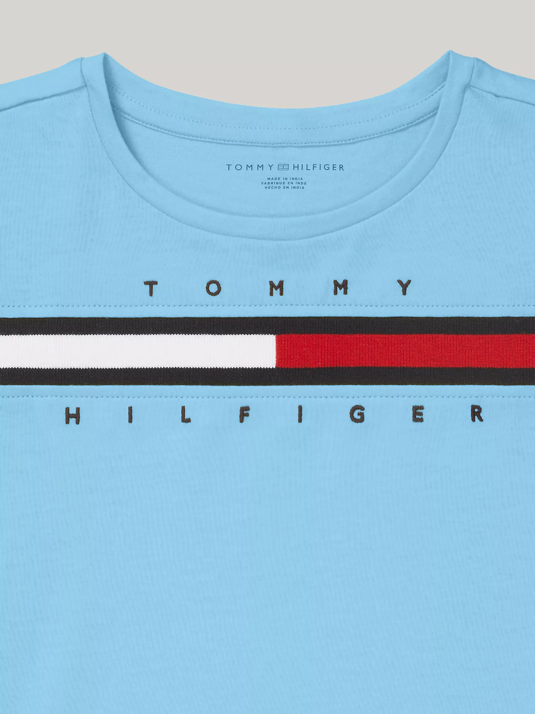 Футболка для девочек Tommy Hilfiger, Детская футболка с флаговыми полосками