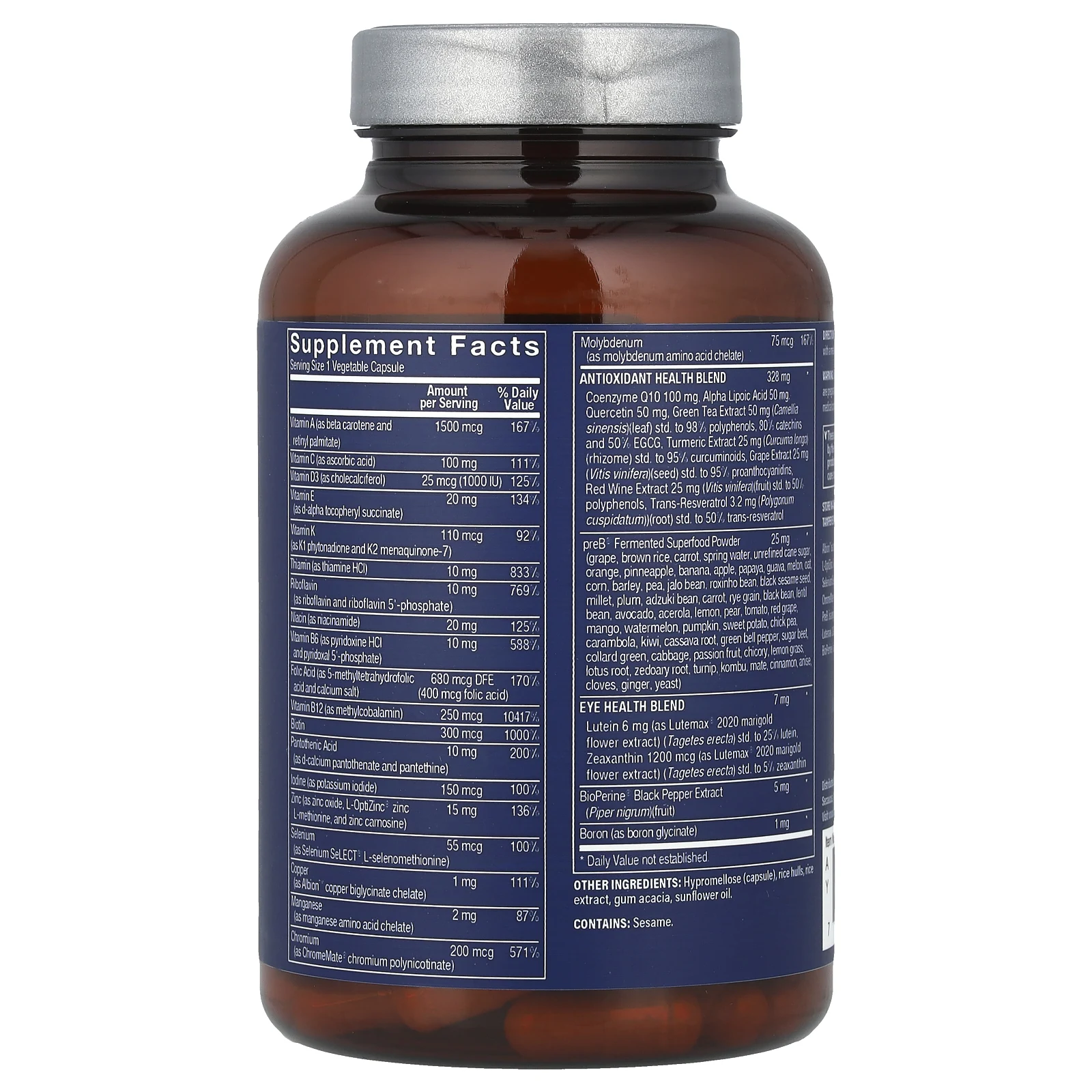 Vthrive, Bioactive Men's One Daily Multi, 60 растительных капсул