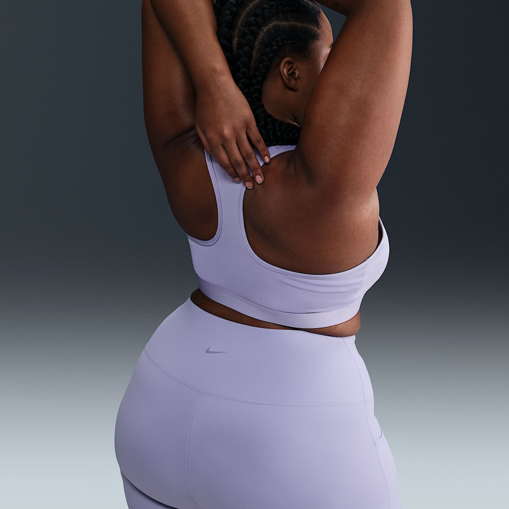 Nike One Women's High-Waisted 8" Biker Shorts with Pockets (Plus Size)