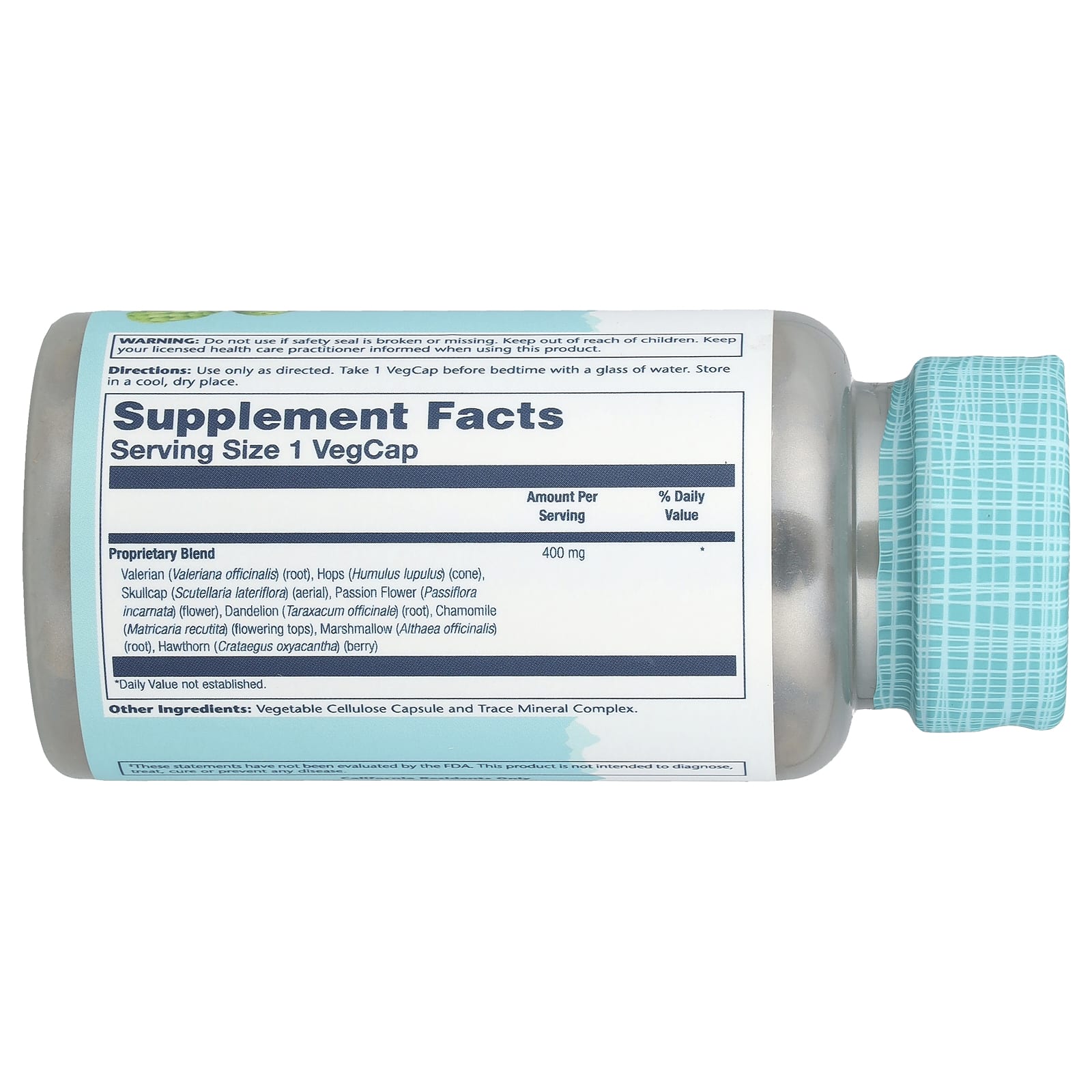 Solaray, Снотворная смесь SP-17, 100 растительных капсул