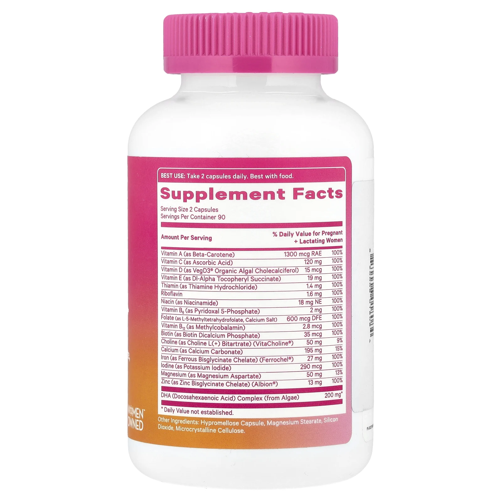 Pink Stork, Total Prenatal + DHA, 180 капсул