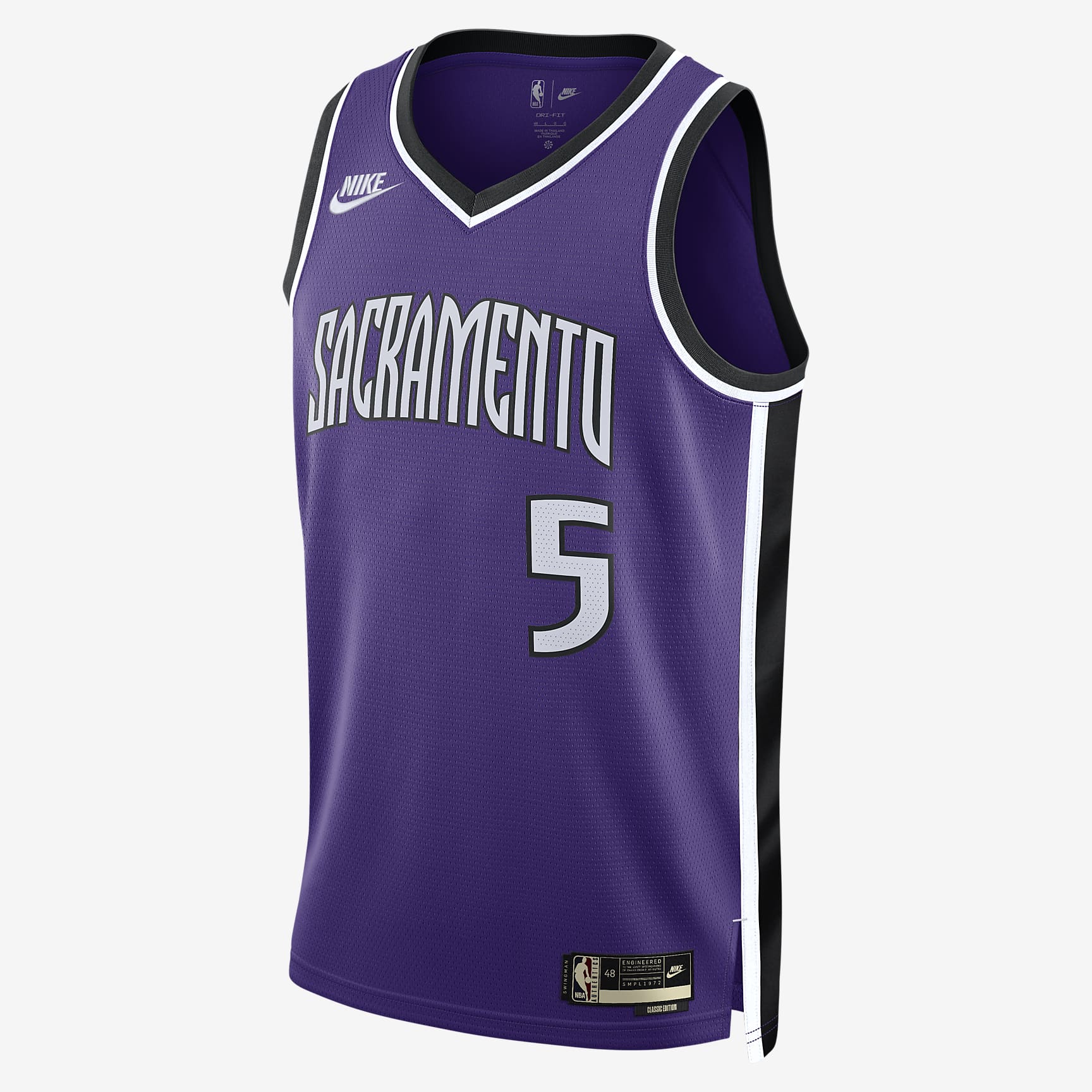De'Aaron Fox Sacramento Kings 2024/25 Hardwood Classics Men's Nike Dri-FIT NBA Swingman Jersey