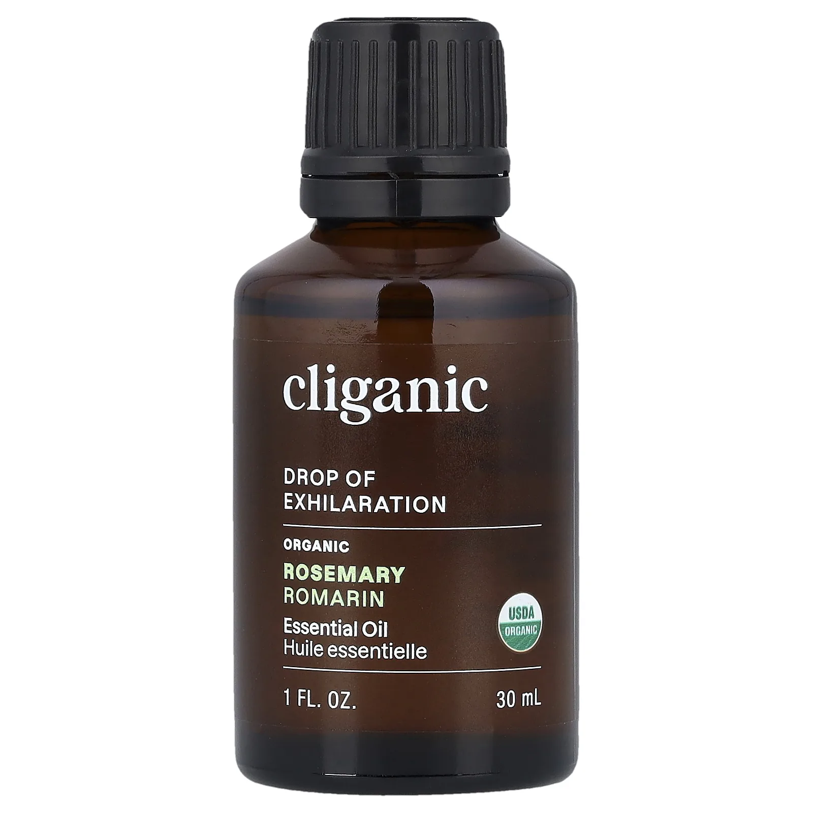 Cliganic, Органическое эфирное масло розмарина, 30 мл (1 жидк. Унция)
