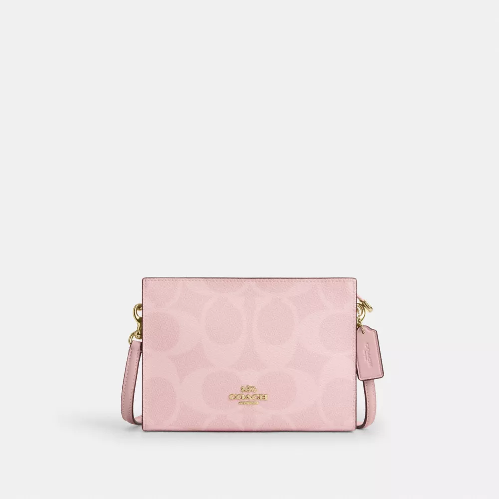 Сумка COACH Slim Crossbody Bag In Signature Canvas