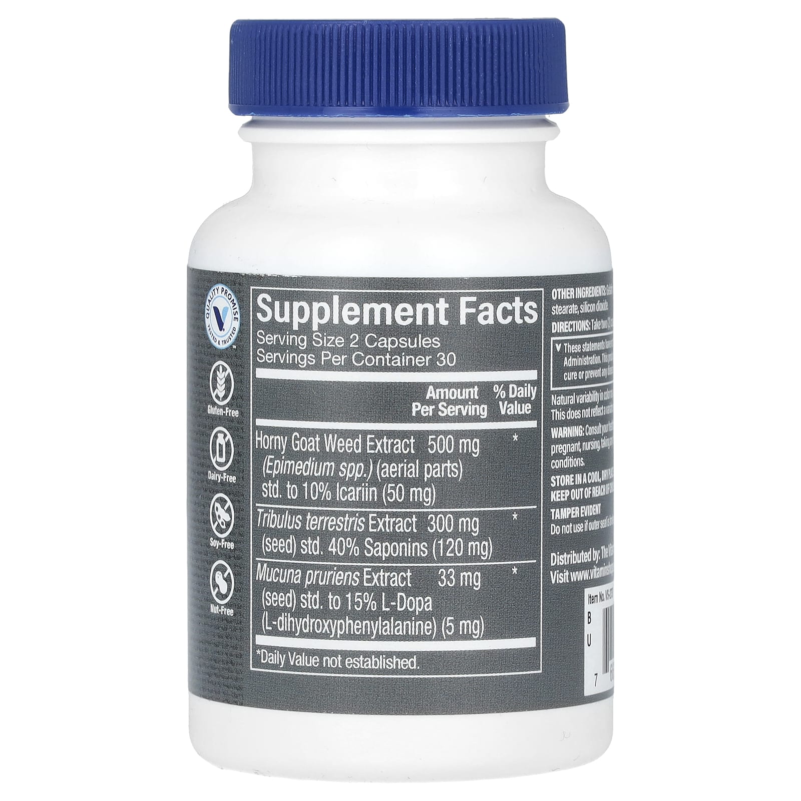 The Vitamin Shoppe, комплекс с горянкой для мужчин, 60 капсул