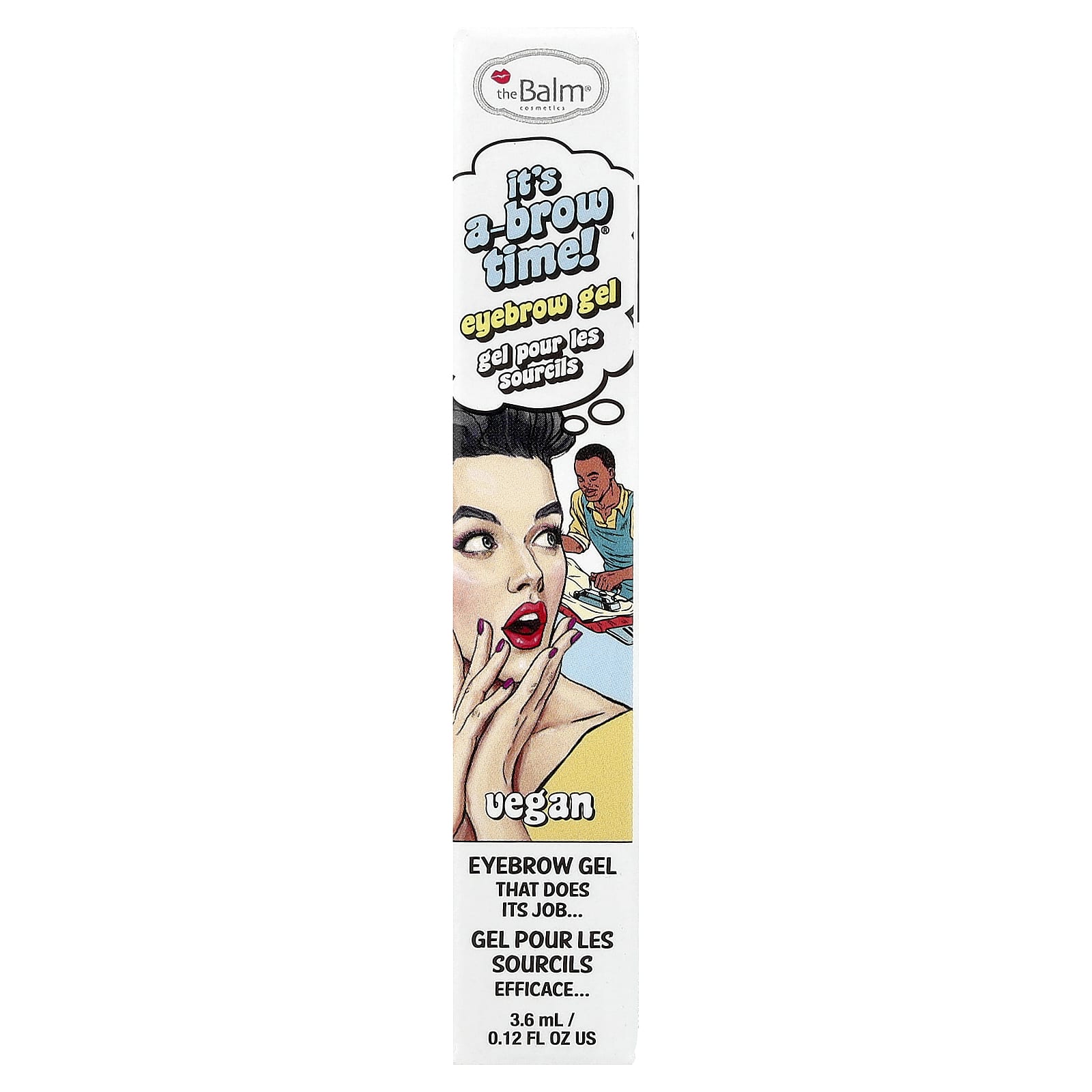 theBalm Cosmetics, It's A-Brow Time!®, гель для бровей, прозрачный, 3,6 мл (0,12 жидк. унции)