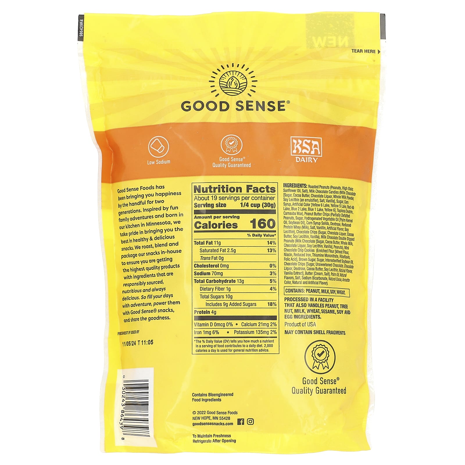 Good Sense, Trail, смесь, печенье с арахисовой пастой, 567 г (20 унций)