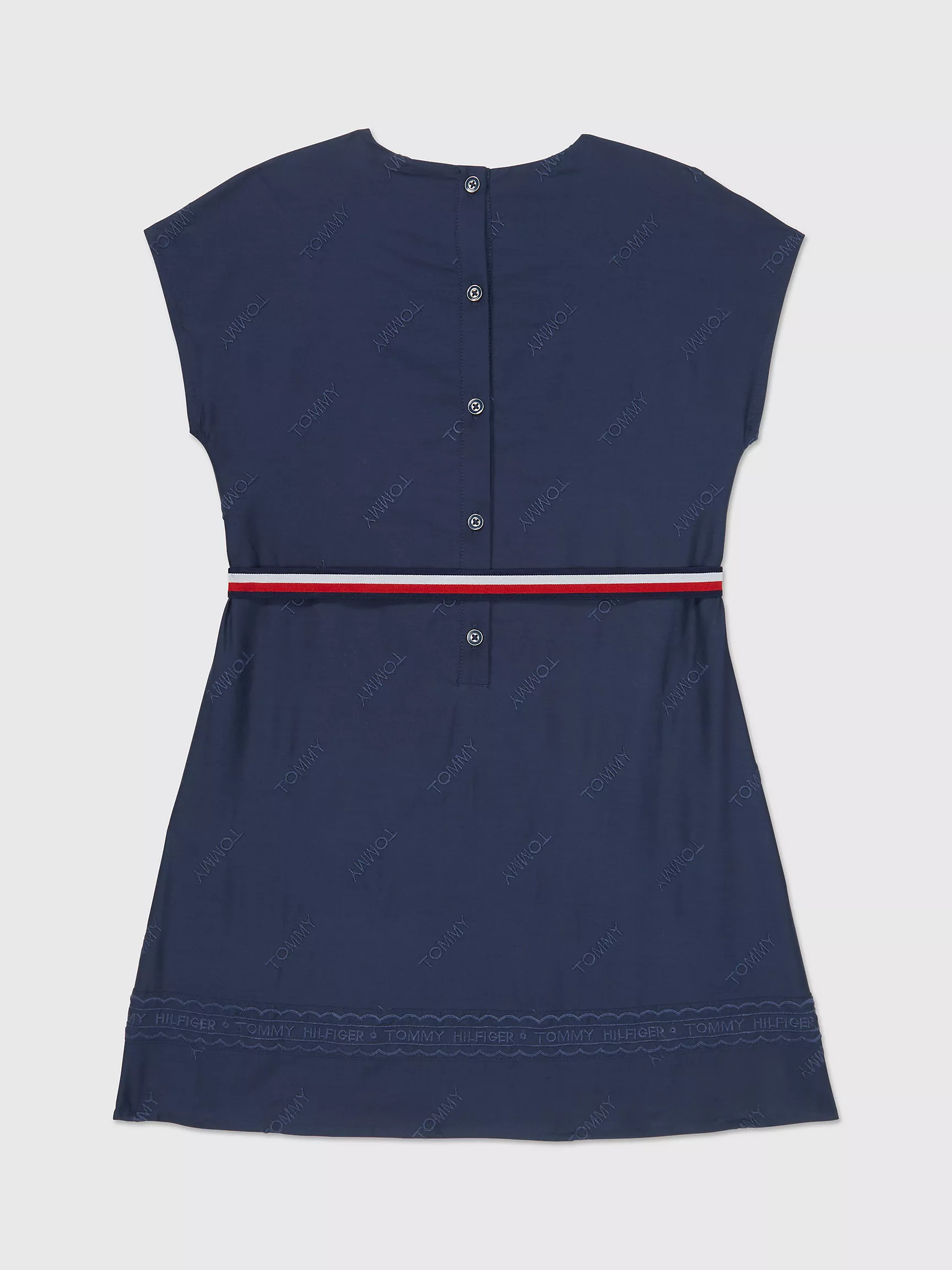 Платье для девочек Tommy Hilfiger, Детское платье с логотипом и полосками