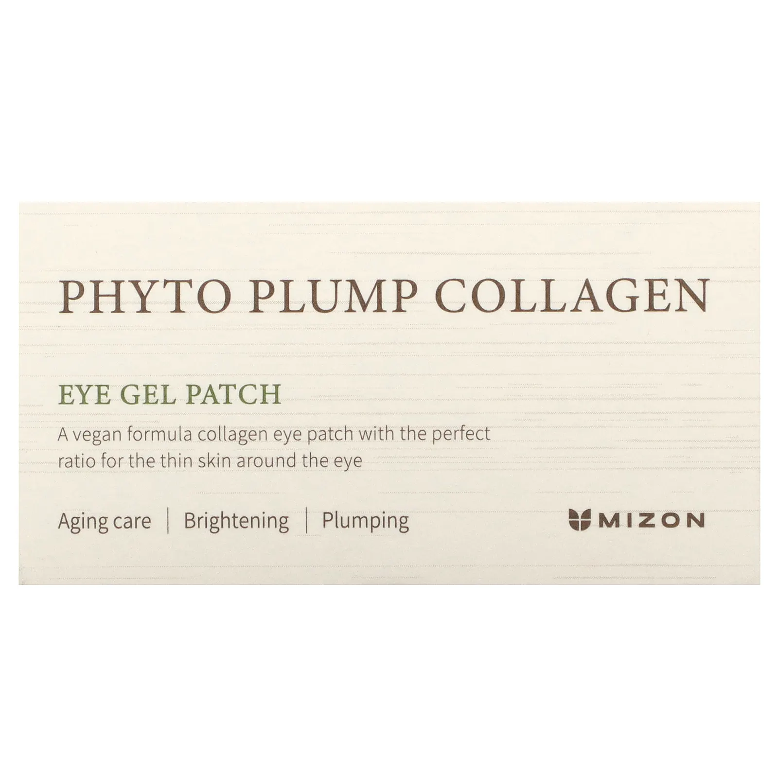 Mizon, Phyto Plump Collagen, гелевые патчи для глаз, 60 патчей по 1,4 г