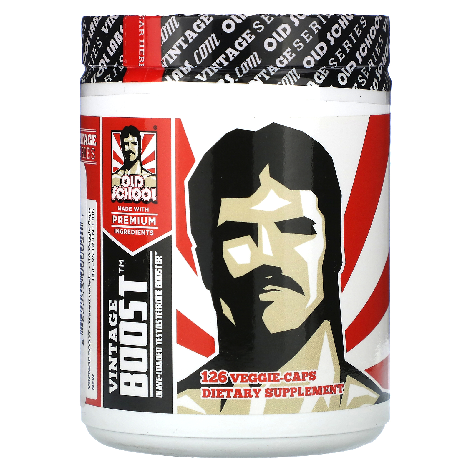 Old School Labs, Vintage Boost, усиленный тестостероном, 126 растительных капсул
