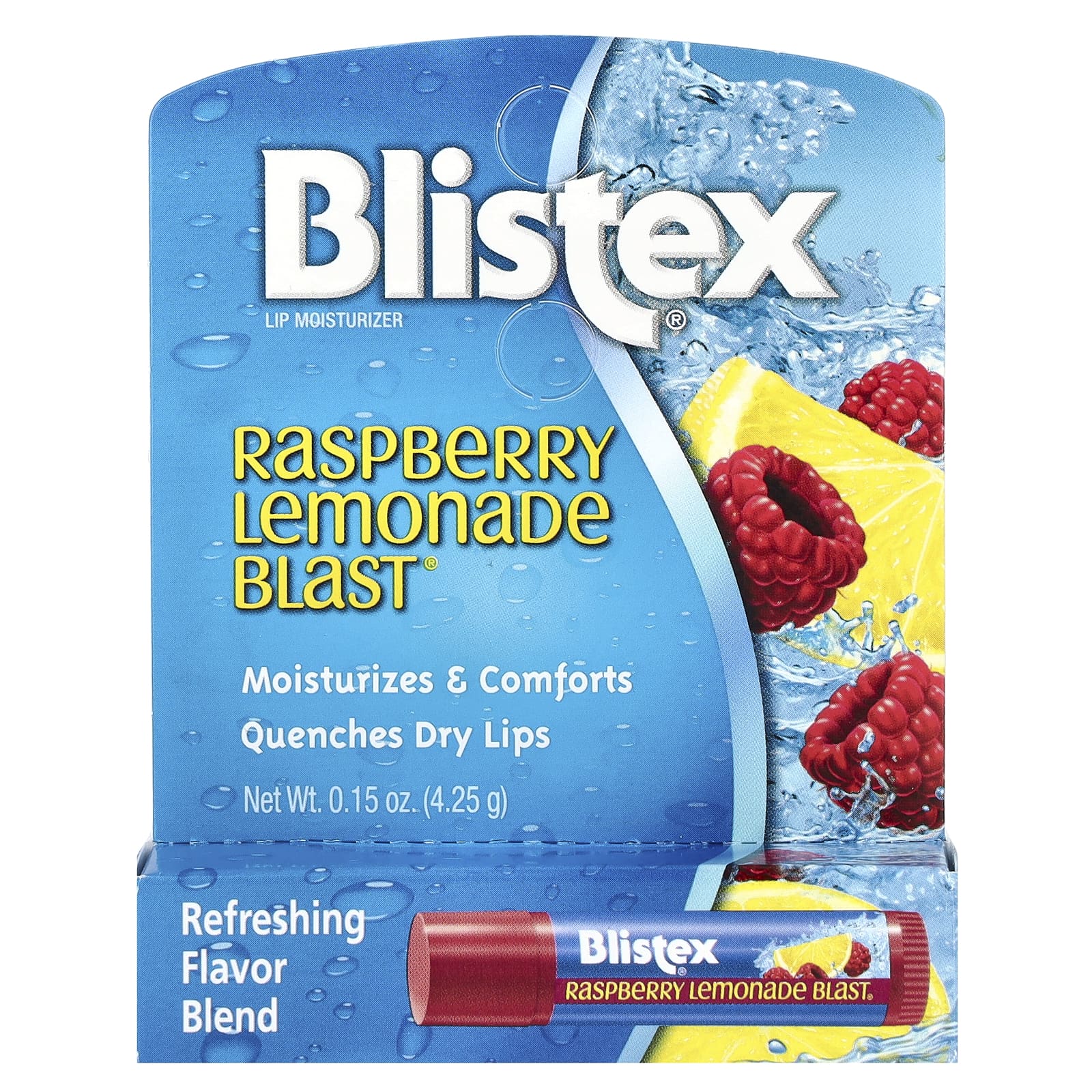 Blistex, увлажняющий бальзам для губ, малиновый лимонад, 4,25 г (15 унций)
