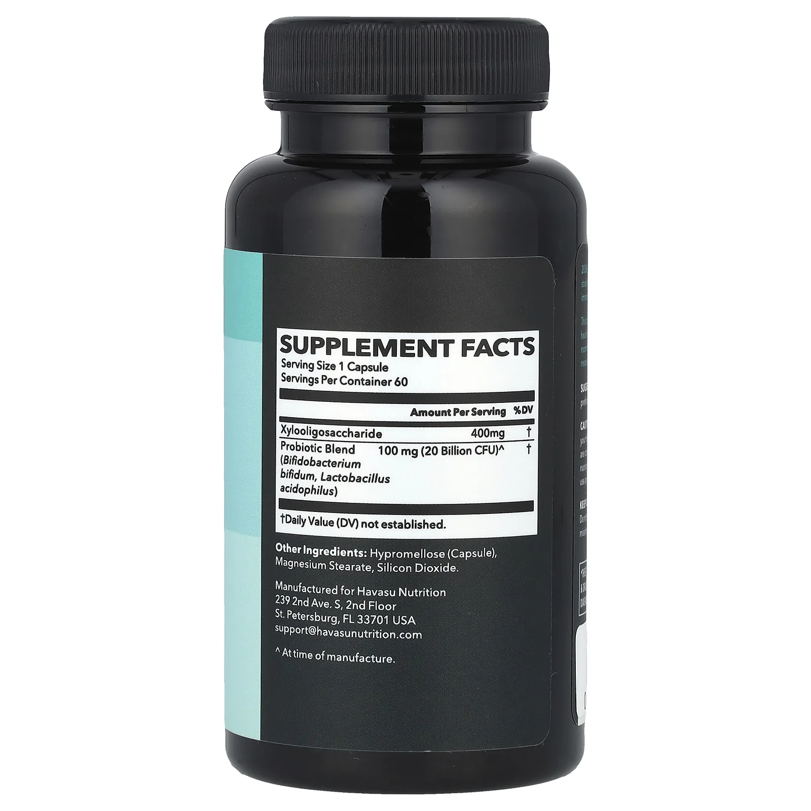 Havasu Nutrition, улучшенный комплекс пробиотиков и пребиотиков, 20 млрд КОЕ, 60 вегетарианских капсул