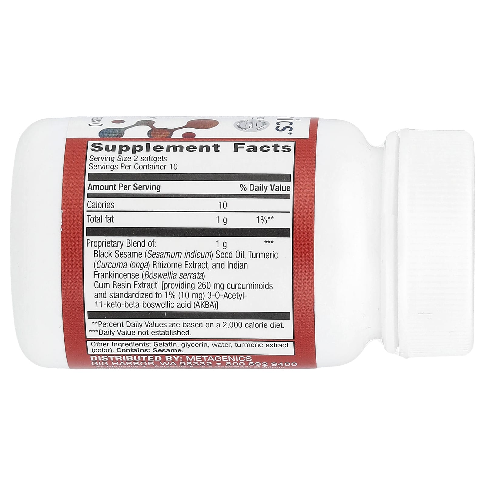 Metagenics, Rapid Relief, от боли в теле, 20 мягких таблеток