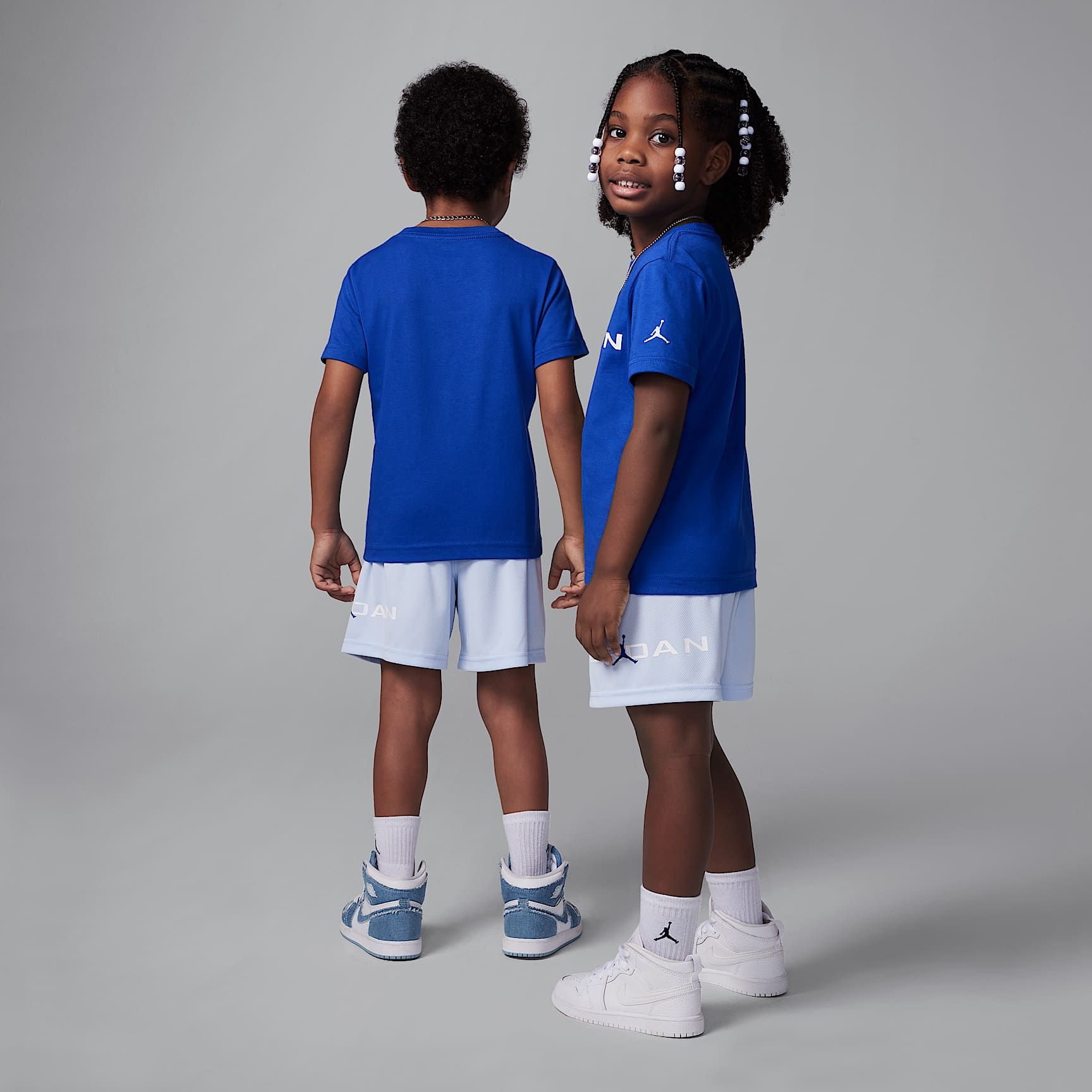 Jordan Little Kids' Baseline 2-Piece Mesh Shorts Set