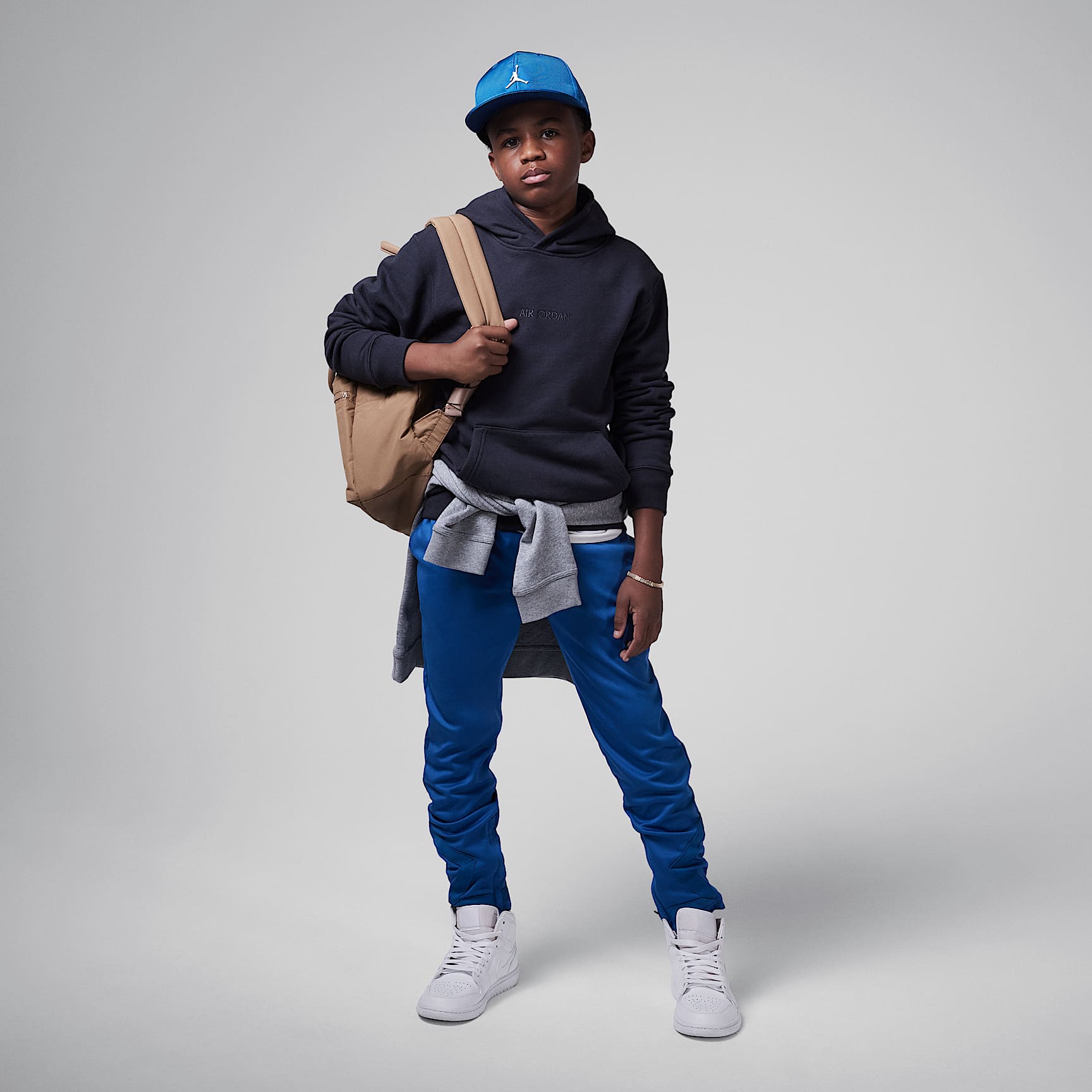 Air Jordan Big Kids' Fleece Pullover Hoodie