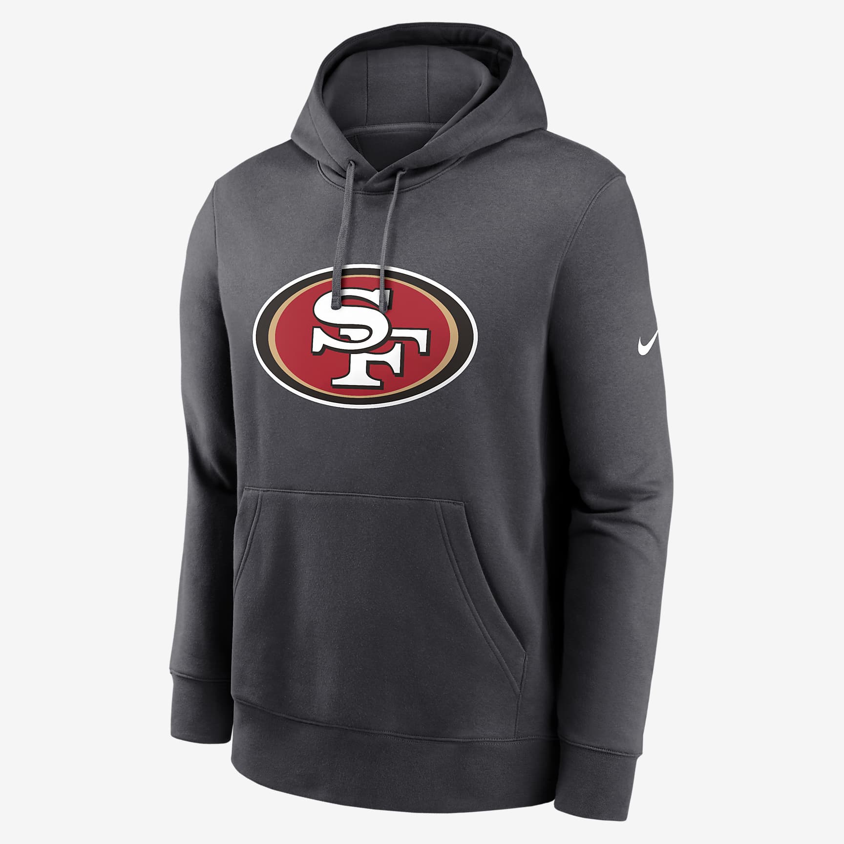 San Francisco 49ers Club Logo Men's Nike NFL Pullover Hoodie