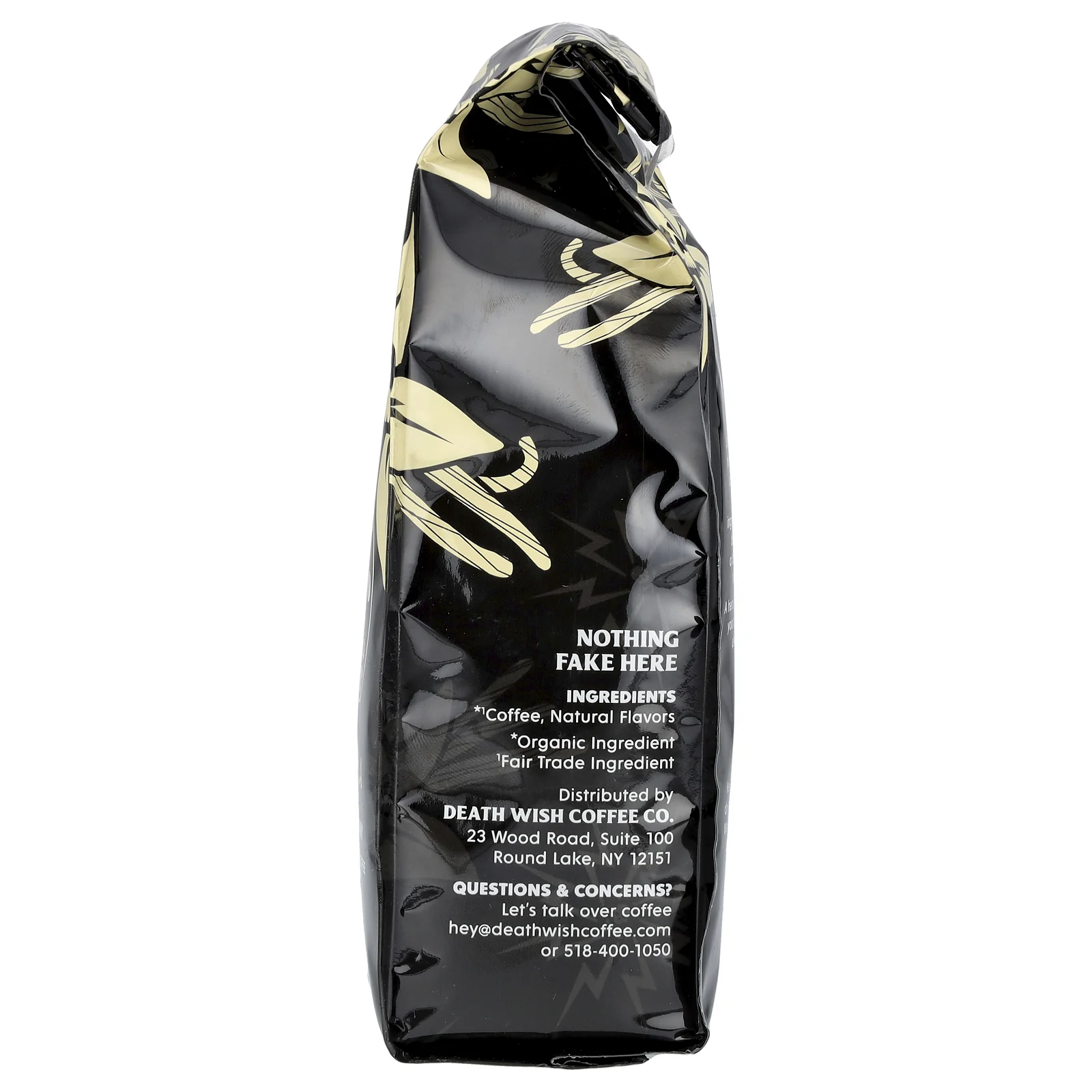 Death Wish Coffee, Молотый кофе со вкусом ванили, 283 г (10 унций)