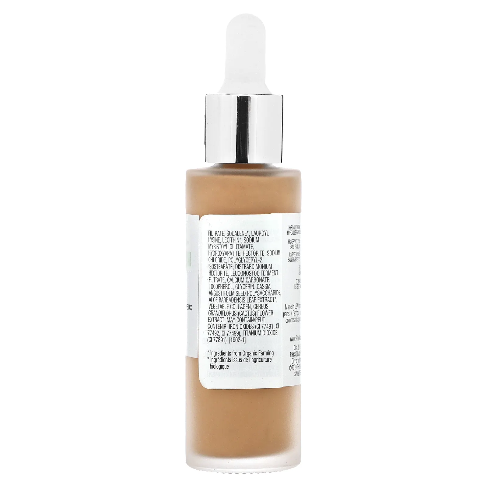 Physicians Formula, Organic Wear, эликсир для шелковой основы с маслом жожоба, для загара, 30 мл (1 жидк. Унция)
