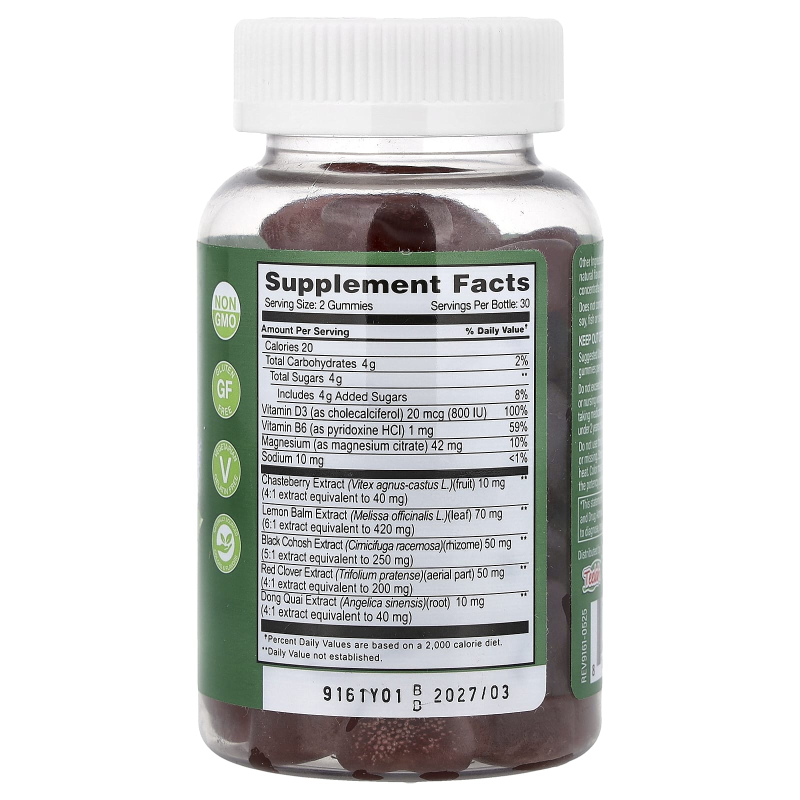 YumVs, жевательные таблетки для поддержки в период менопаузы, натуральный продукт, 60 жевательных конфет