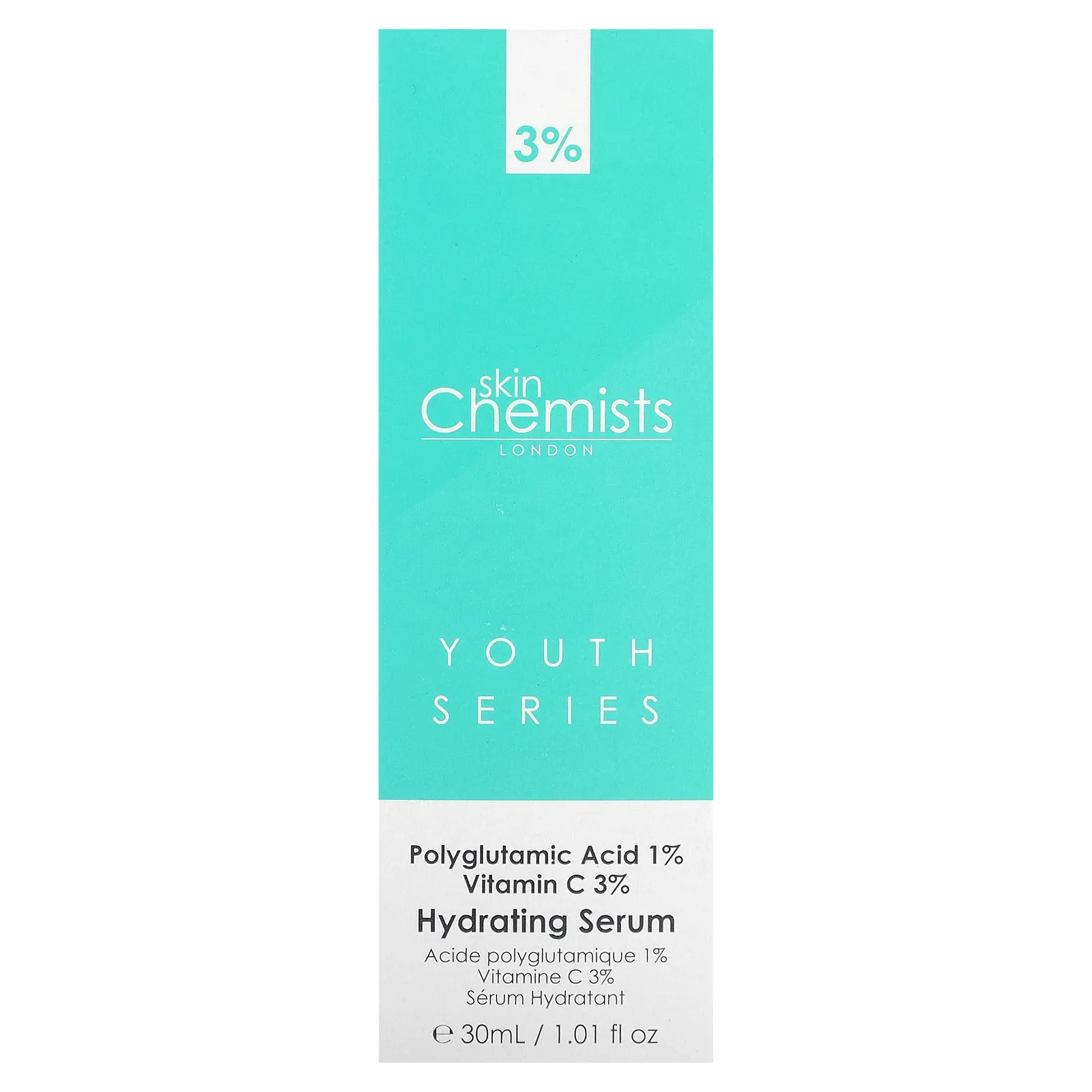 skinChemists, Youth Series, увлажняющая сыворотка, 30 мл (1,01 жидк. Унции)