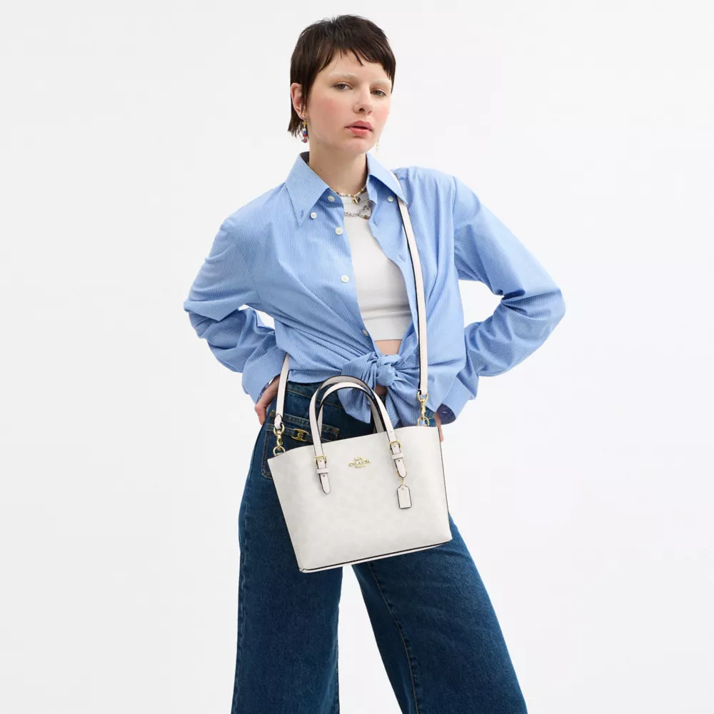 Сумка COACH Mollie Tote Bag 25 In Signature Canvas