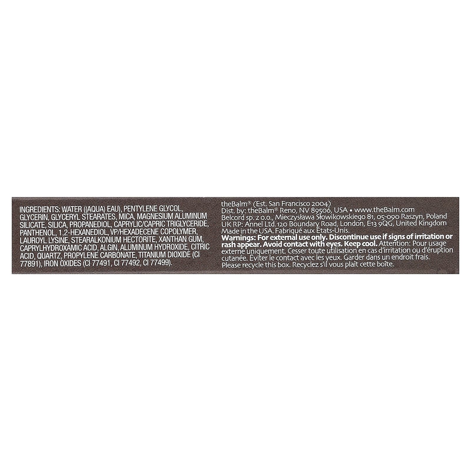 theBalm Cosmetics, It's A-Brow Time!®, гель для бровей, темно-коричневый, 3,6 мл (0,12 жидк. унции)