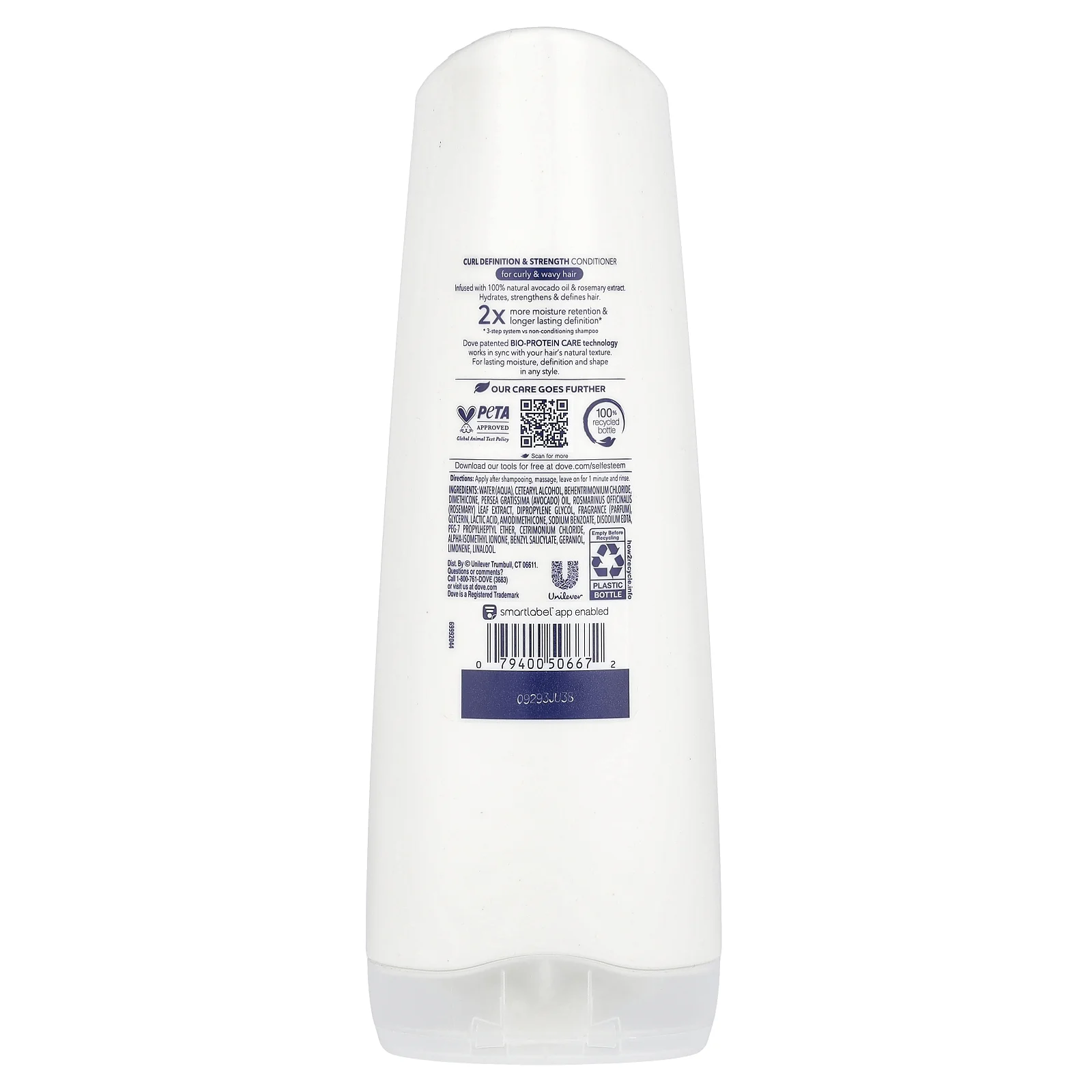 Dove, Кондиционер, для определения и силы локонов, 355 мл (12 жидк. Унций)